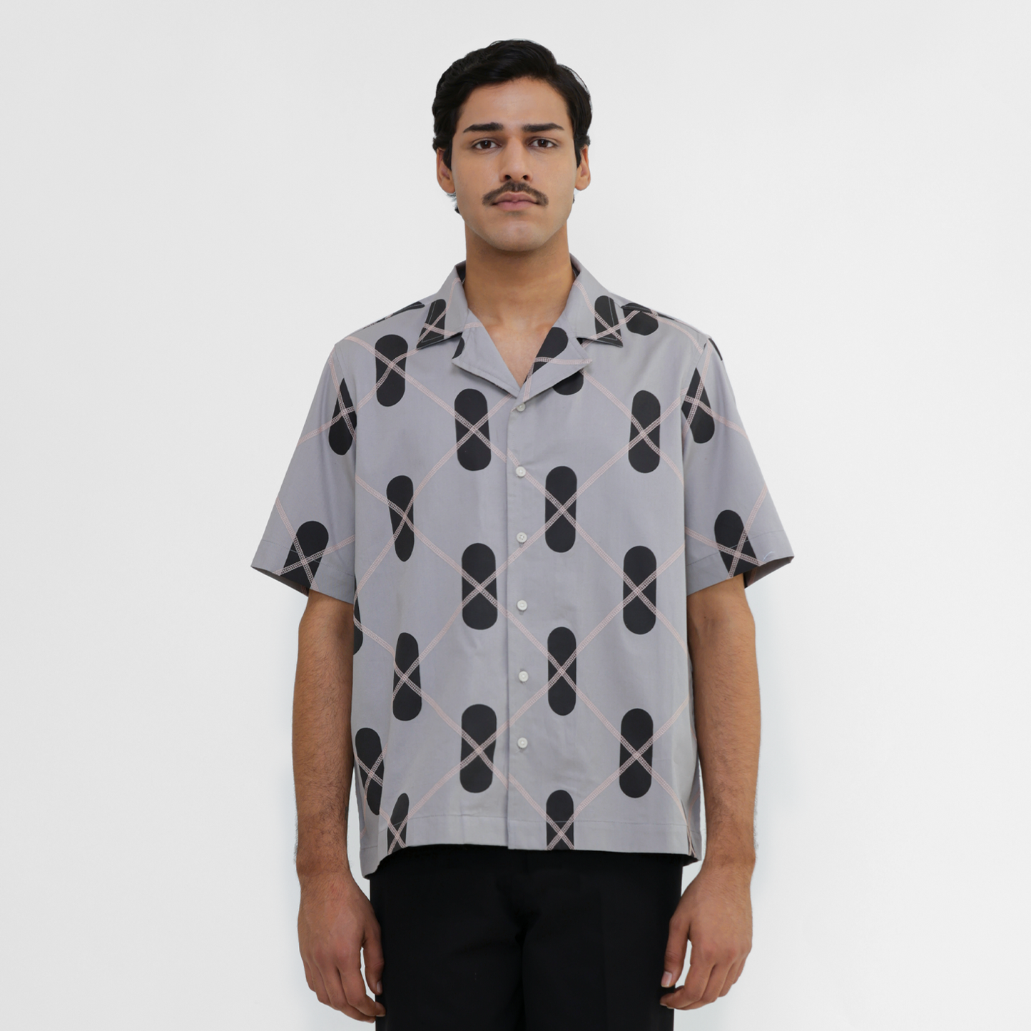 DNA Argyle Shirt - Grey