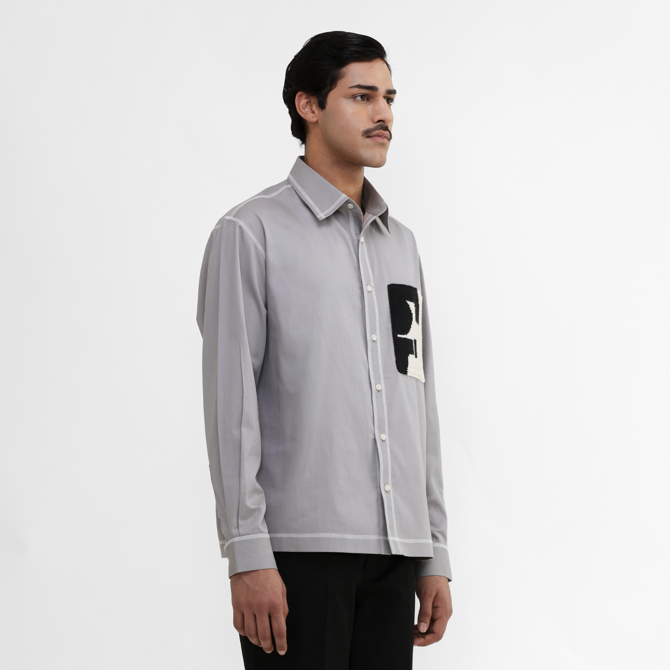 HandKnit Patch Pocket Shirt