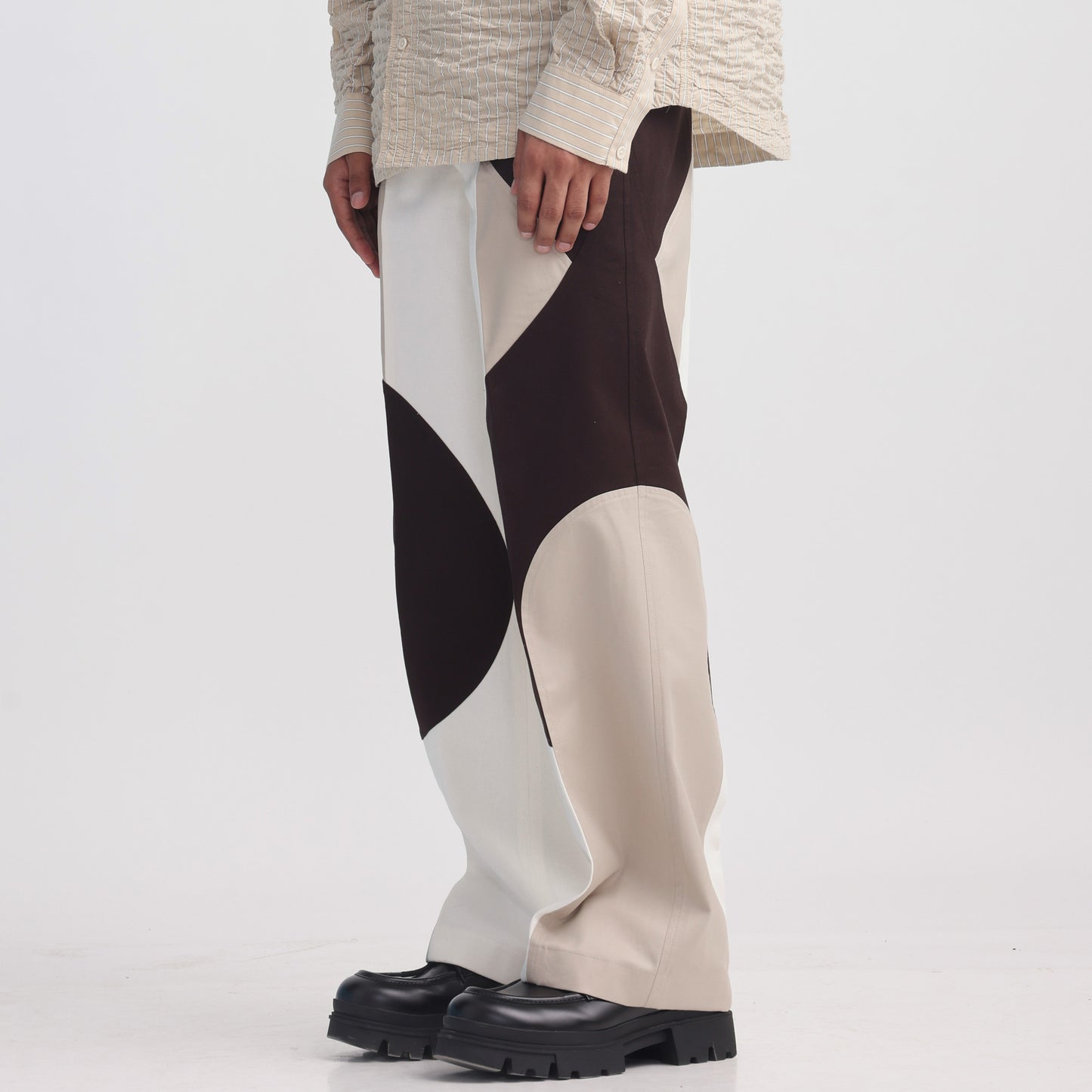 Border Panelled Trousers