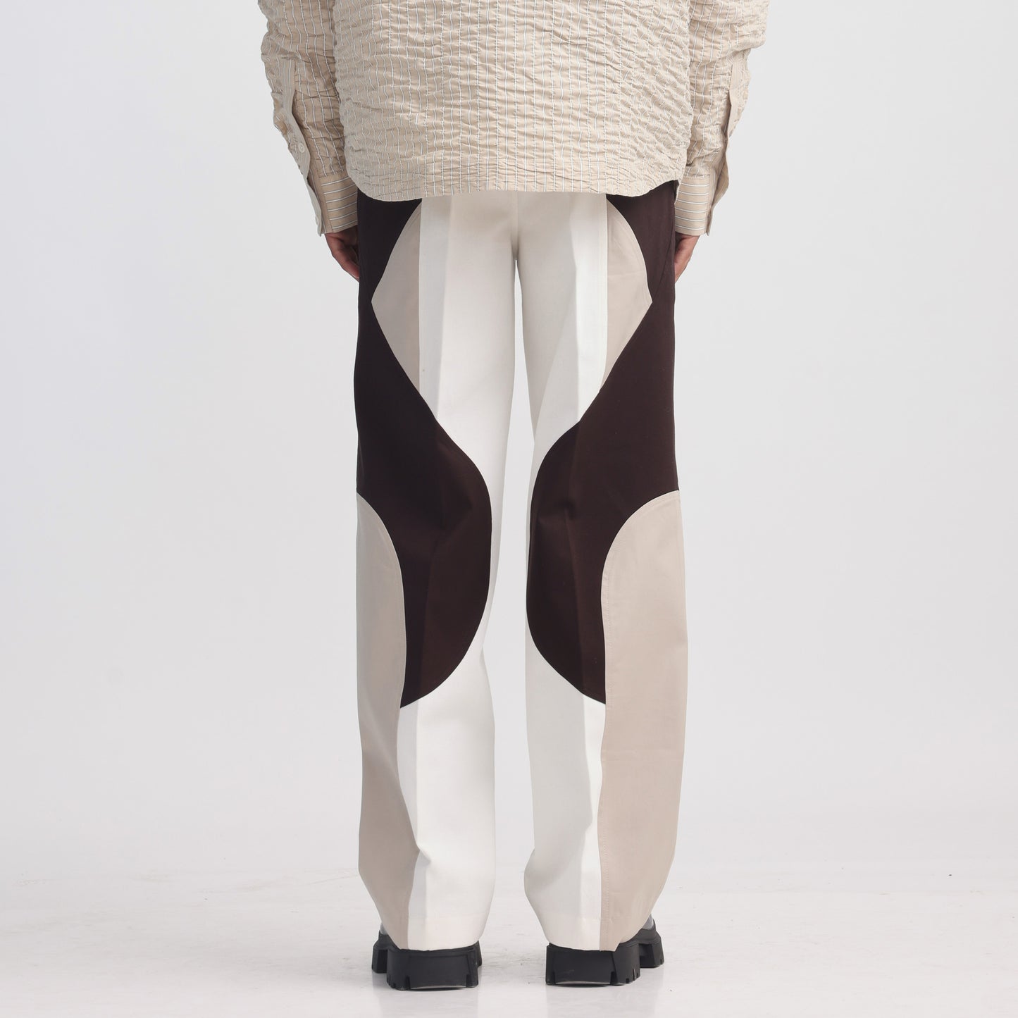 Border Panelled Trousers