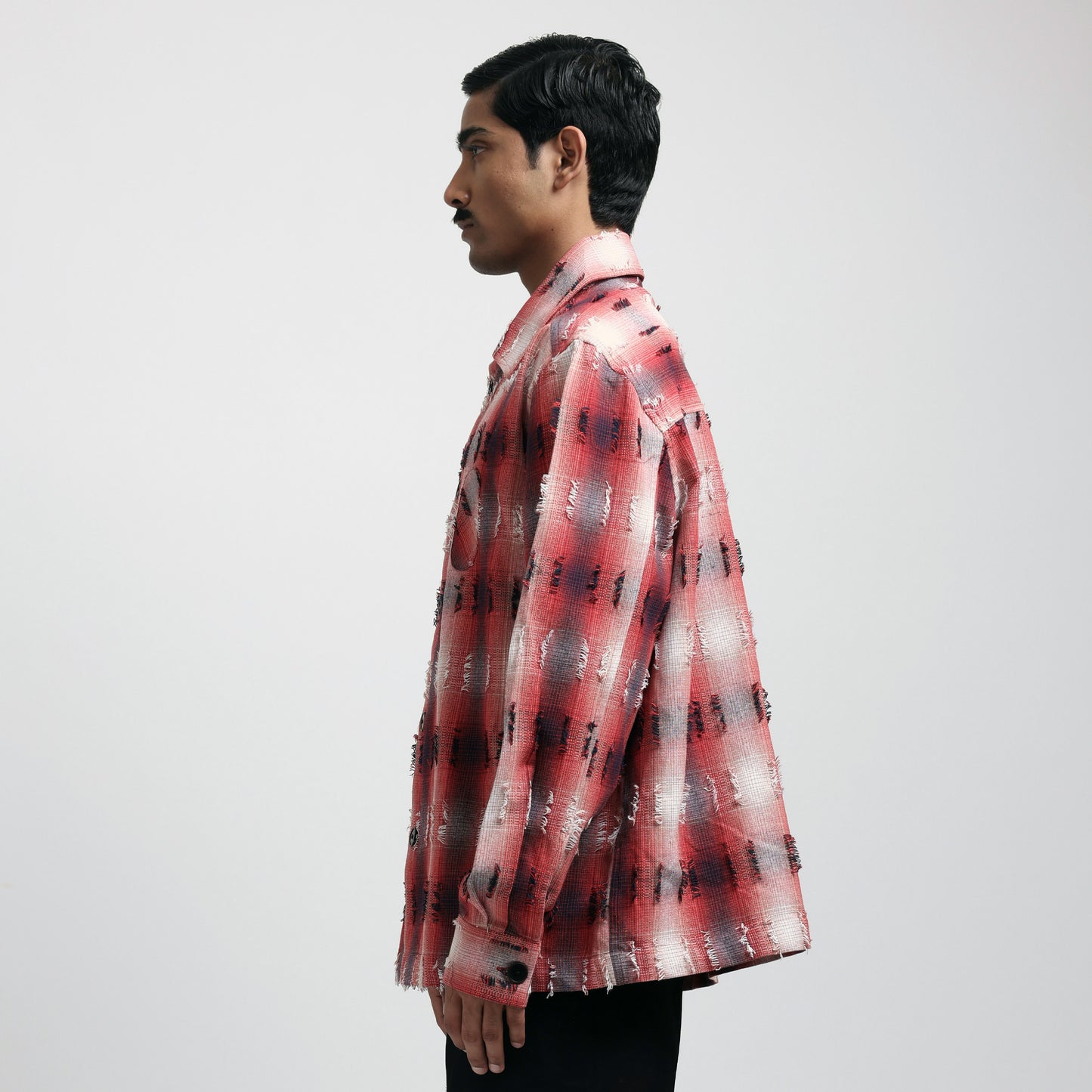 Medullary Ombre Checks Shirt