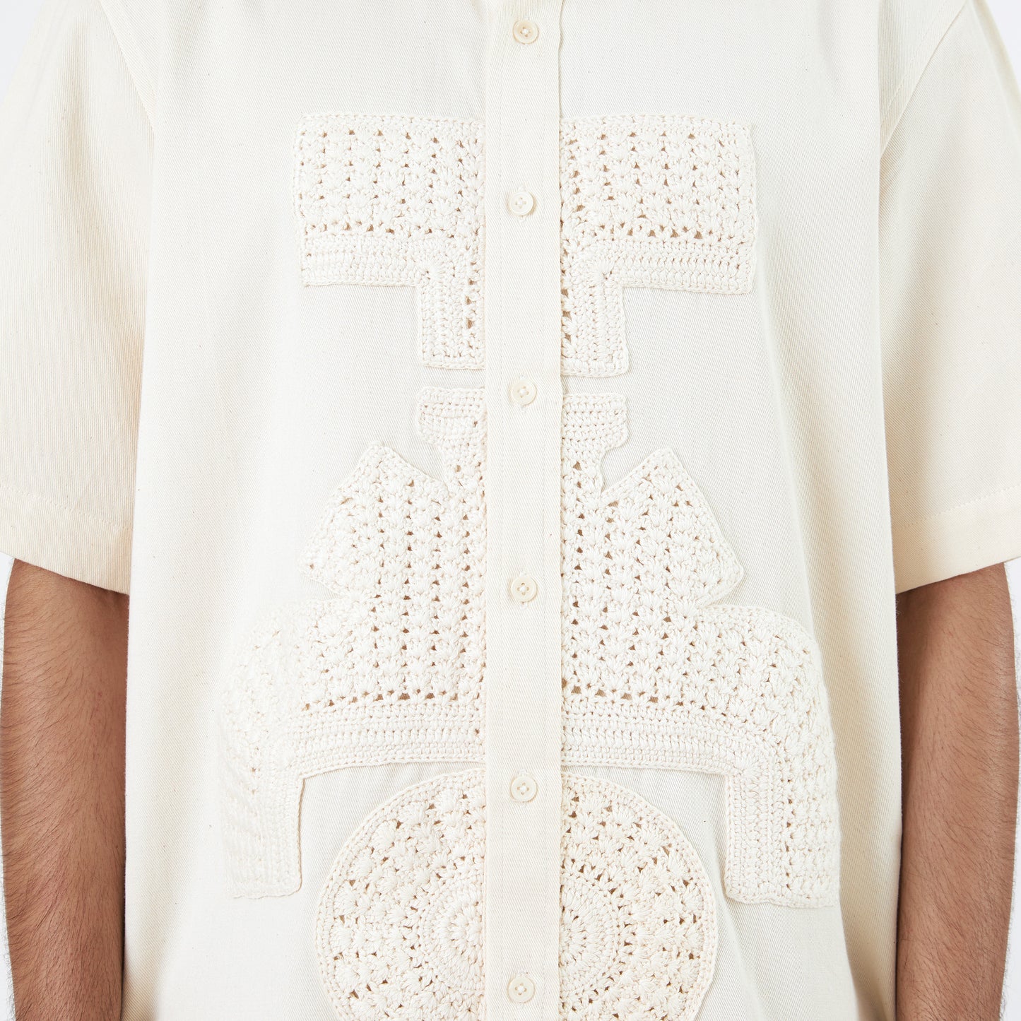 Hydrant Symbolic Applique Shirt-OW