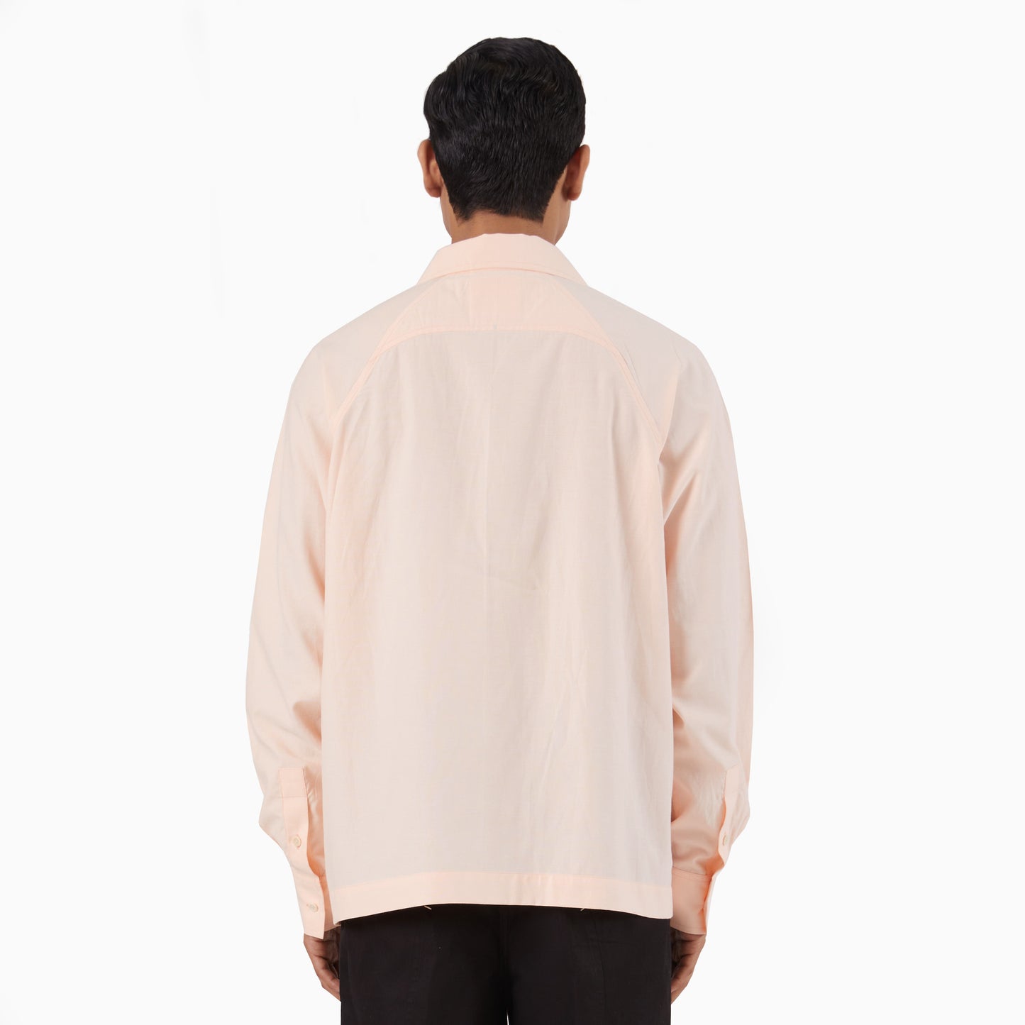 Regiment Raglan Sleeve Shirt- Salmon