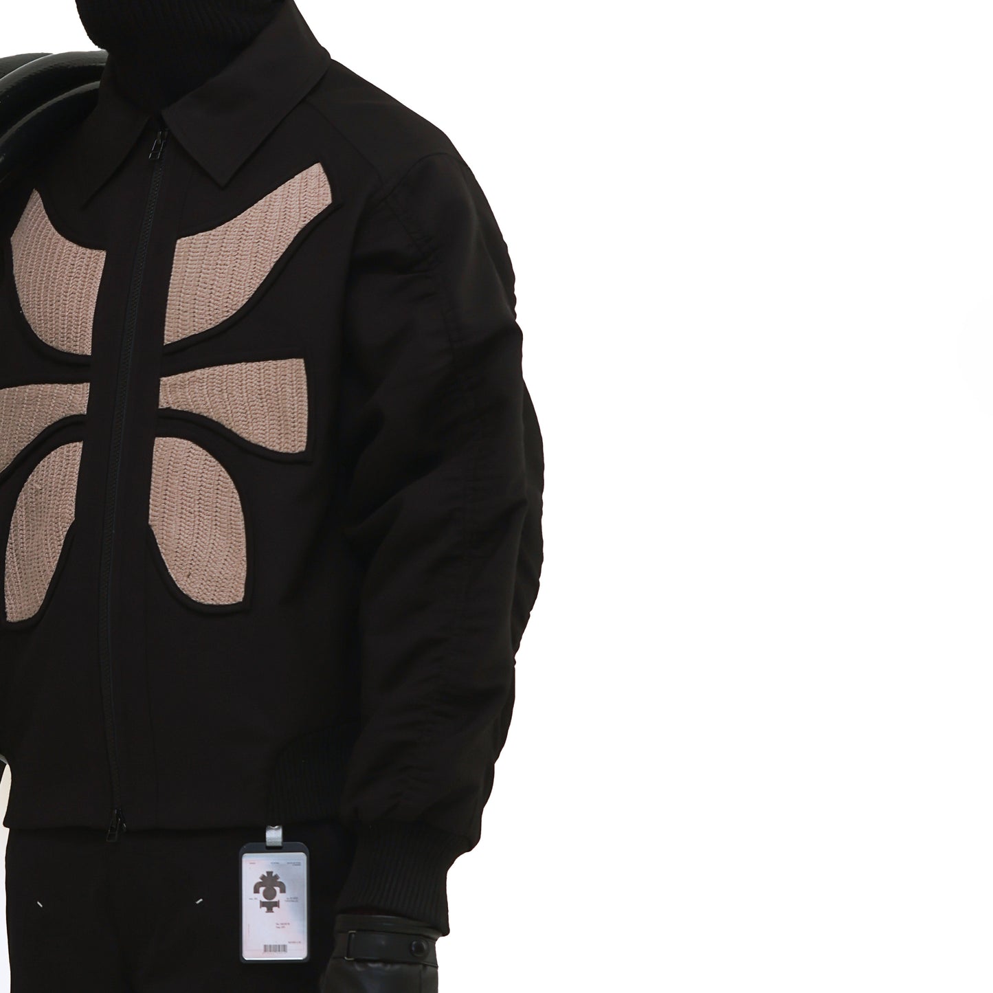 VERTEBRAE BOMBER JACKET- BL