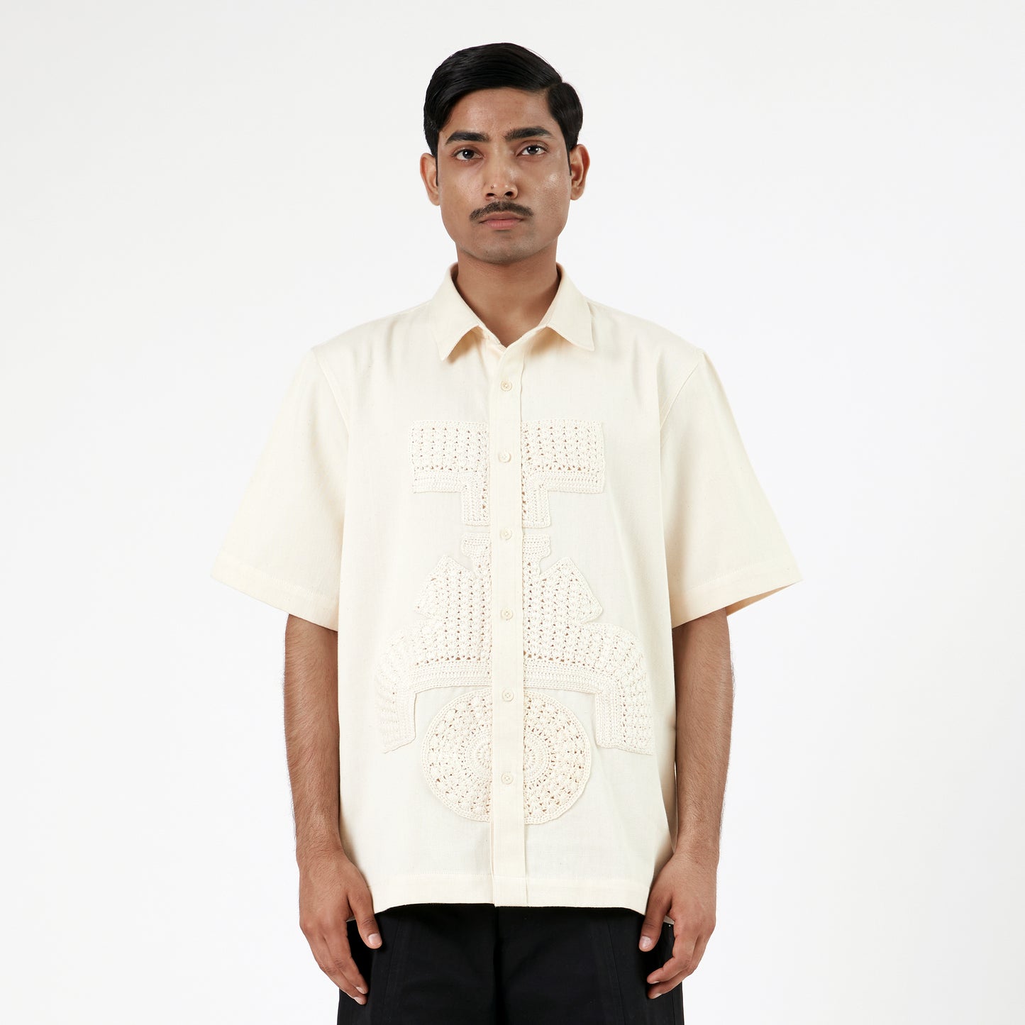 Hydrant Symbolic Applique Shirt-OW