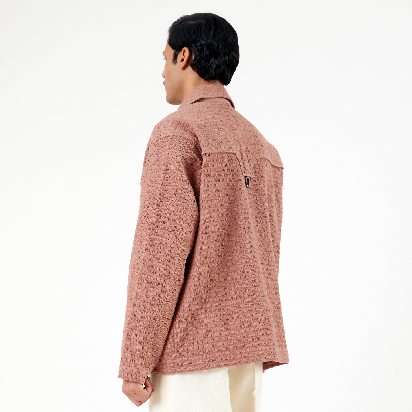 Collagen Overshirt 102- Salmon