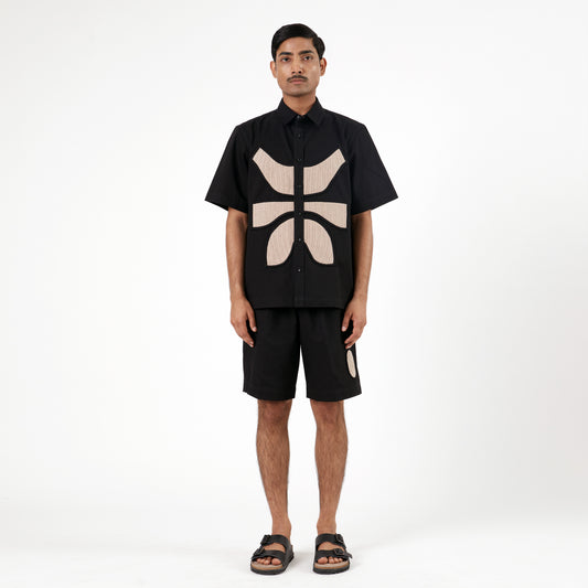 Vertebrae Co-ord Set- Black