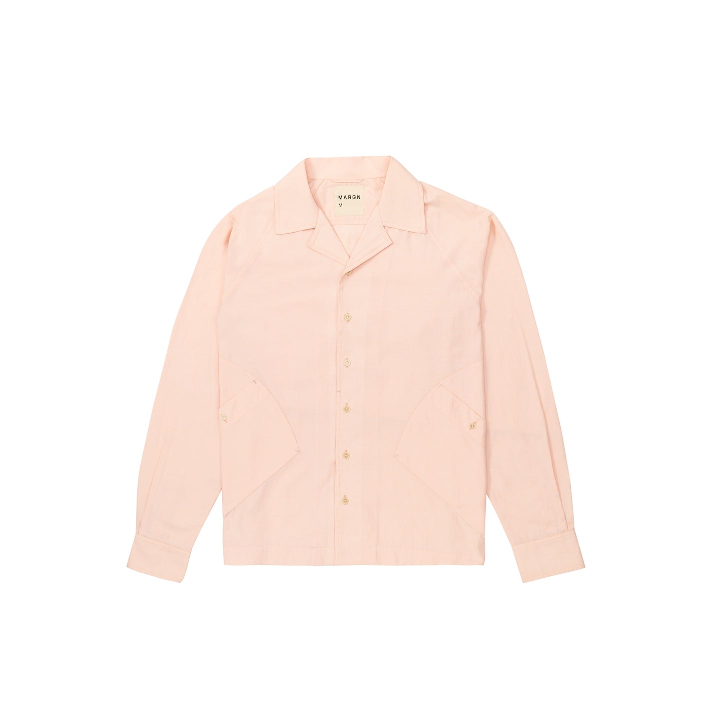 Regiment Raglan Sleeve Shirt- Salmon