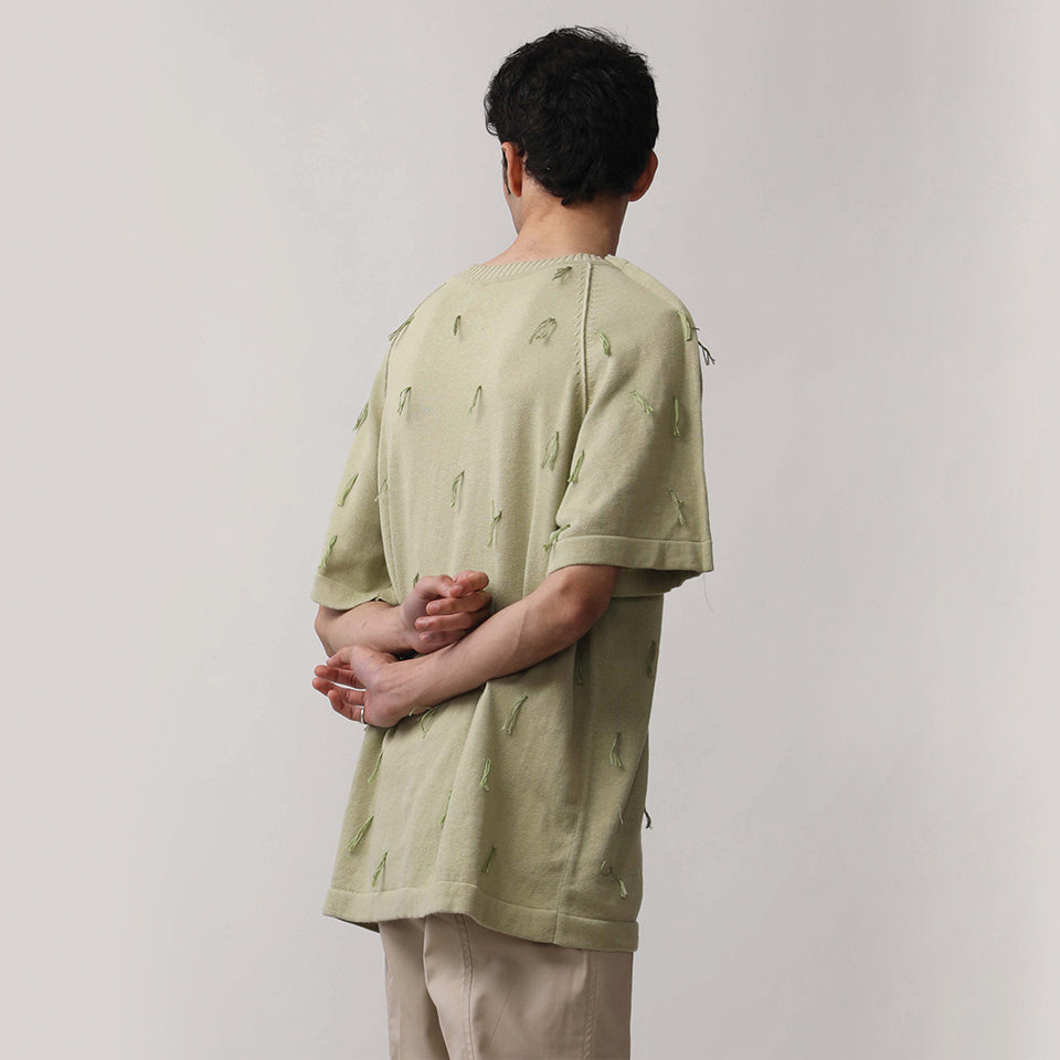 Rain Tee Half Sleeves- Pista Green