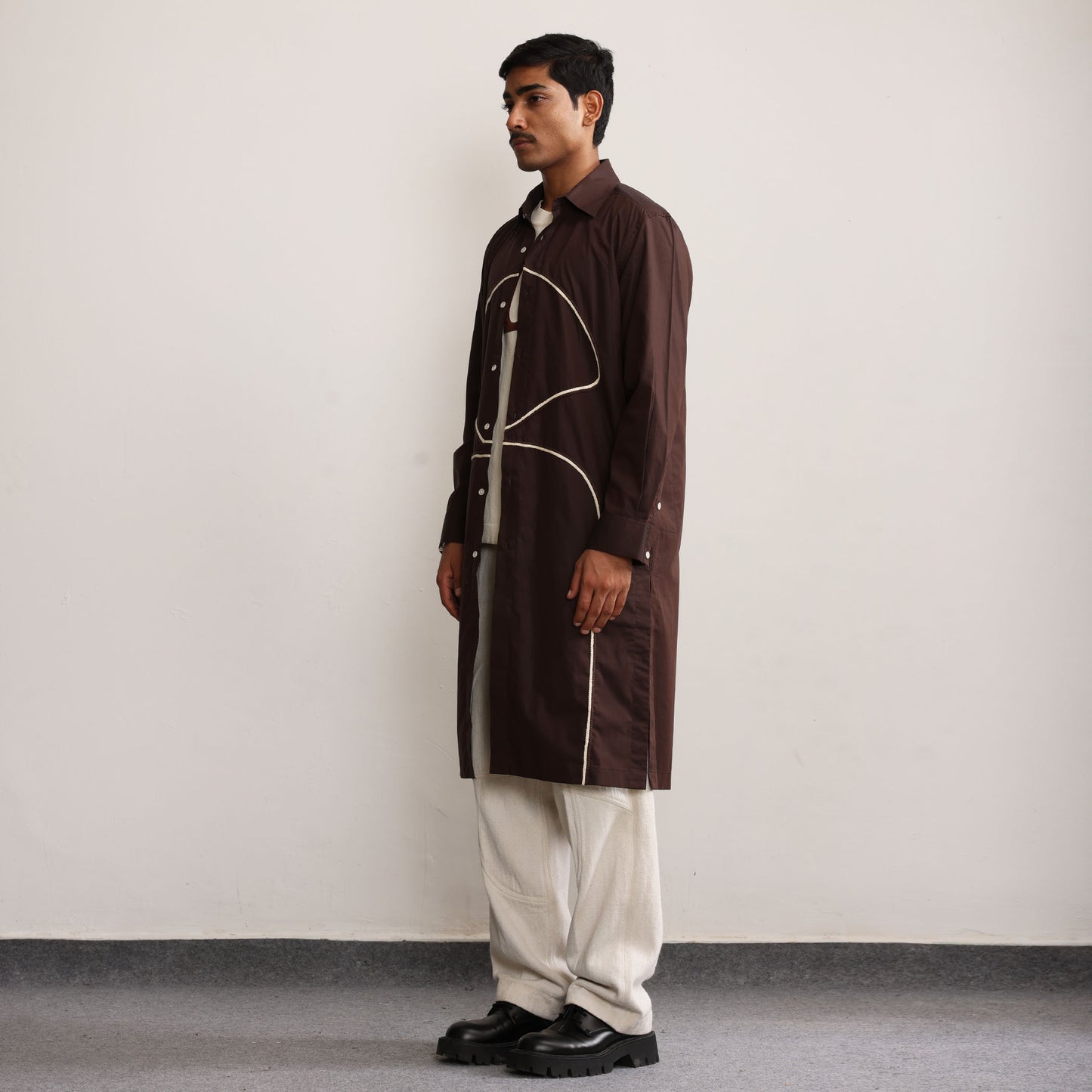 Melanocytes Crochet Applique Tunic-CB