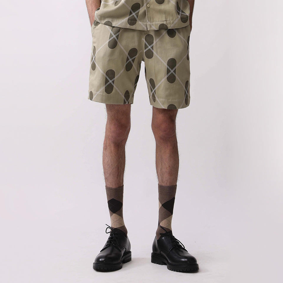 DNA Argyle Regiment shorts-Pista Green