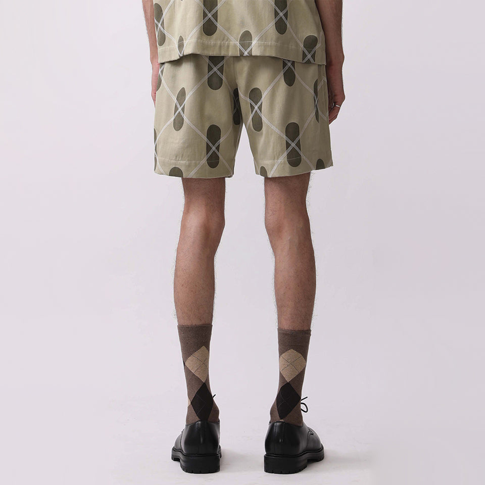 DNA Argyle Regiment shorts-Pista Green