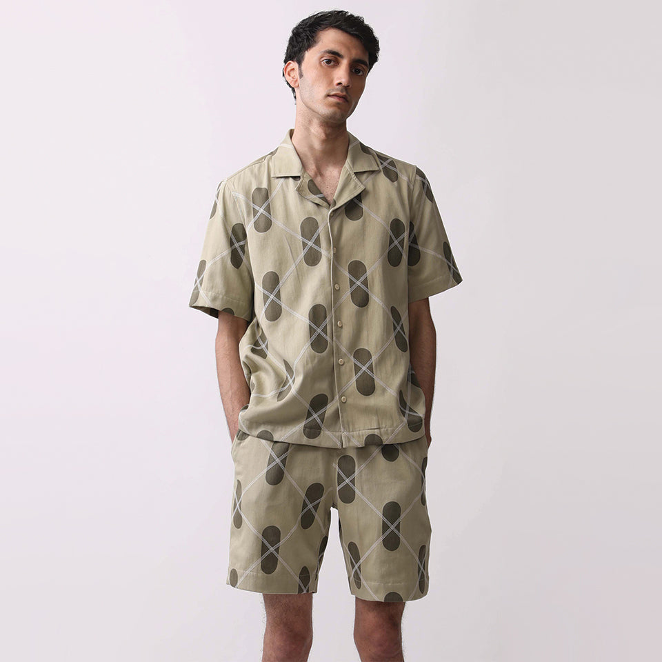 DNA Argyle Regiment shorts-Pista Green