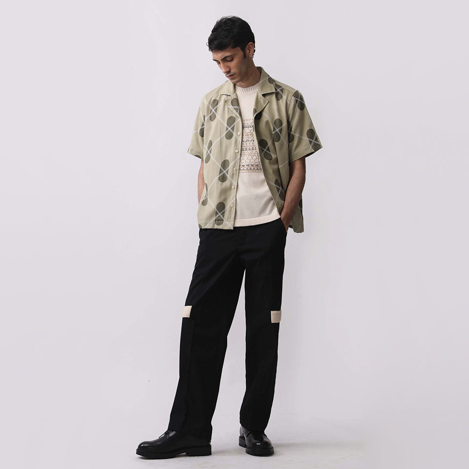 DNA Argyle Regiment Shirt- Pista Green