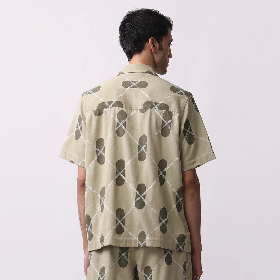 DNA Argyle Regiment Shirt- Pista Green