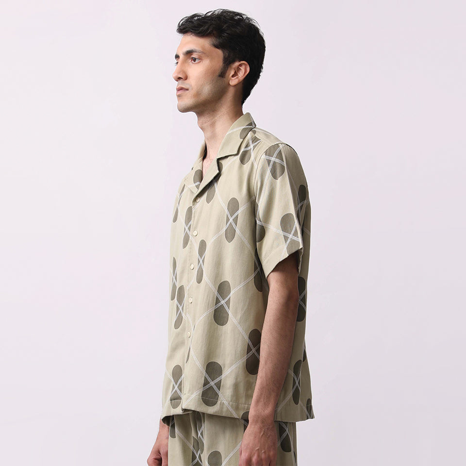 DNA Argyle Regiment Shirt- Pista Green