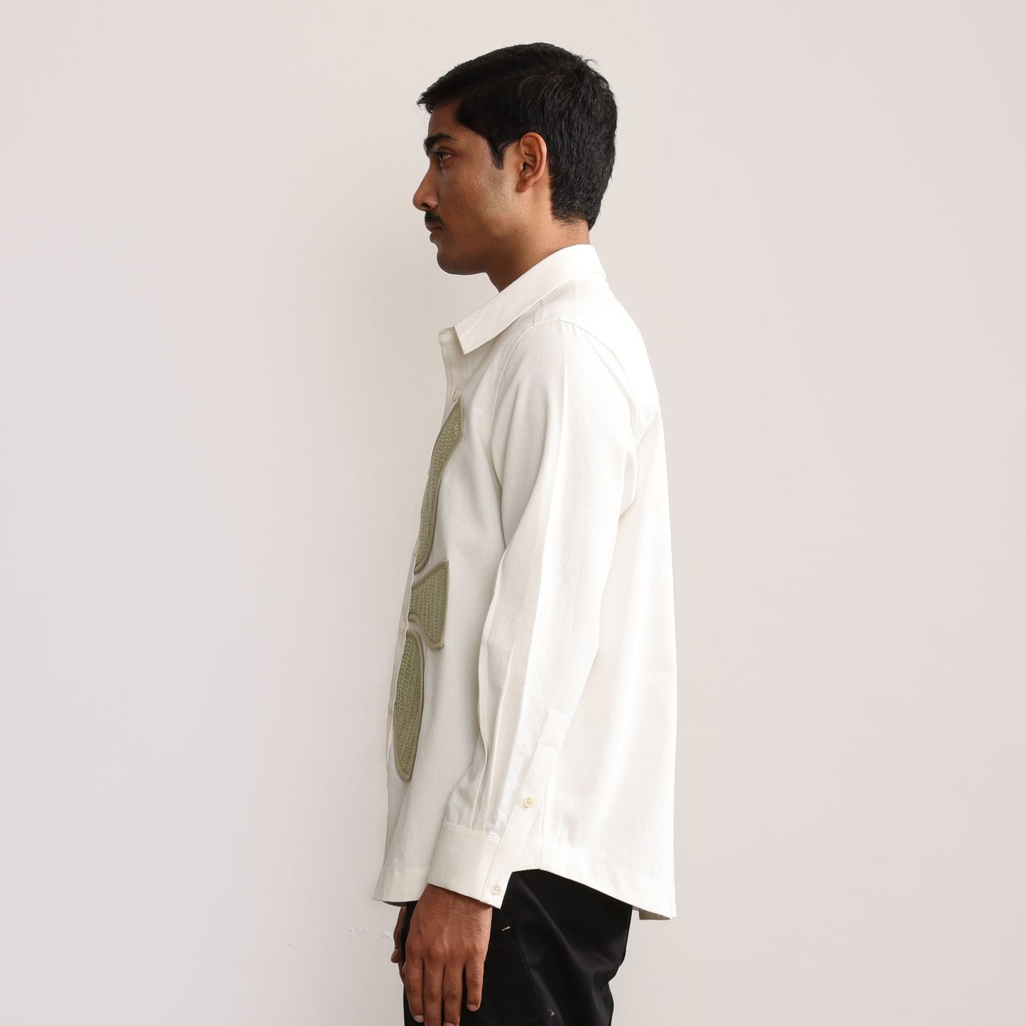 Vertebrae Symbolic Shirt Full Sleeves- Off White