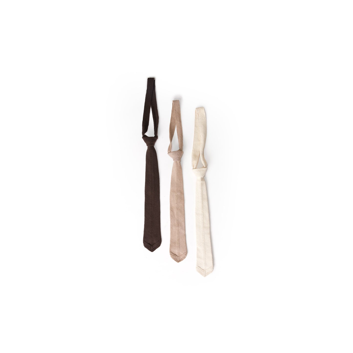 Handknit Ties- Set of 3