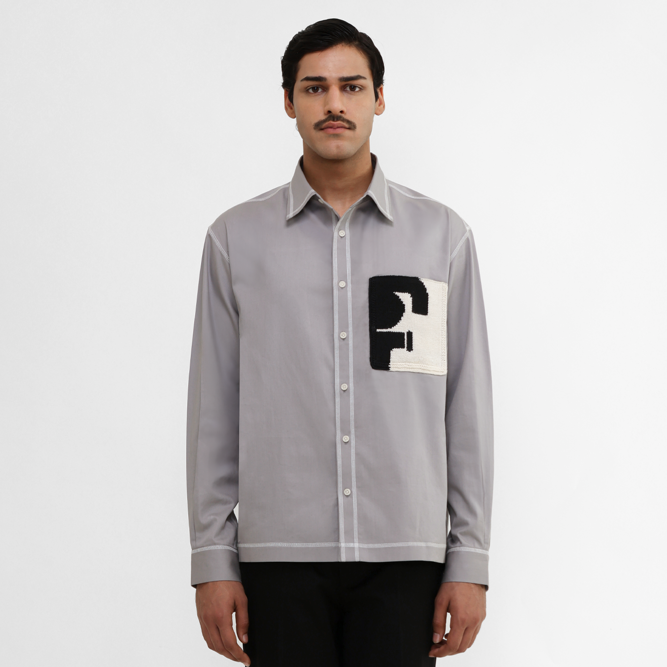 HandKnit Patch Pocket Shirt