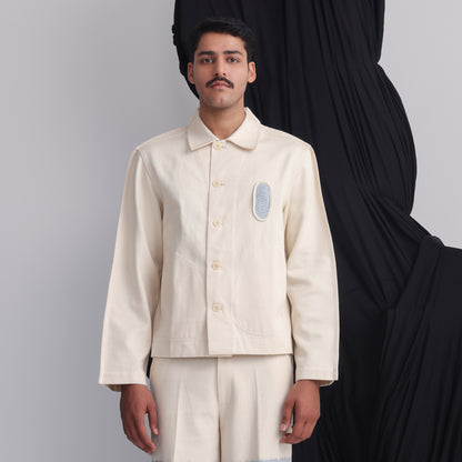 Canopy Margn Overshirt- Off-White