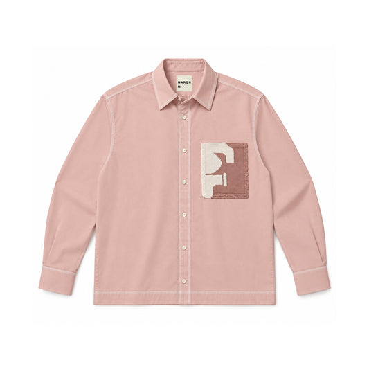 HandKnit Patch Pocket Shirt- SA