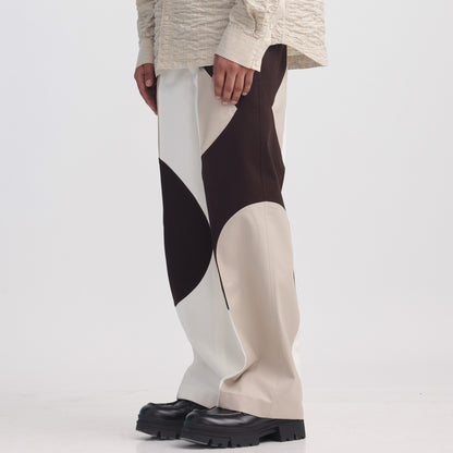 Border Panelled Trousers
