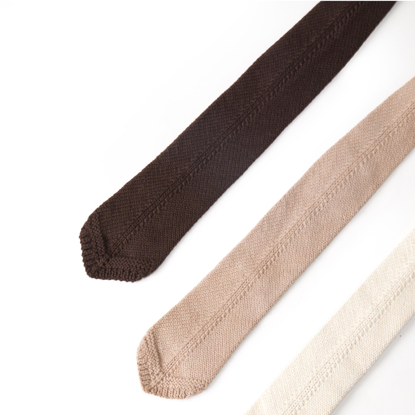 Handknit Ties- Set of 3