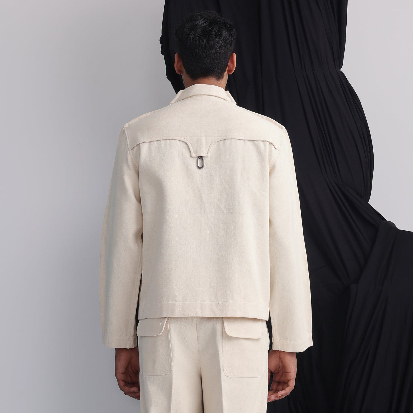 Canopy Margn Overshirt- Off-White