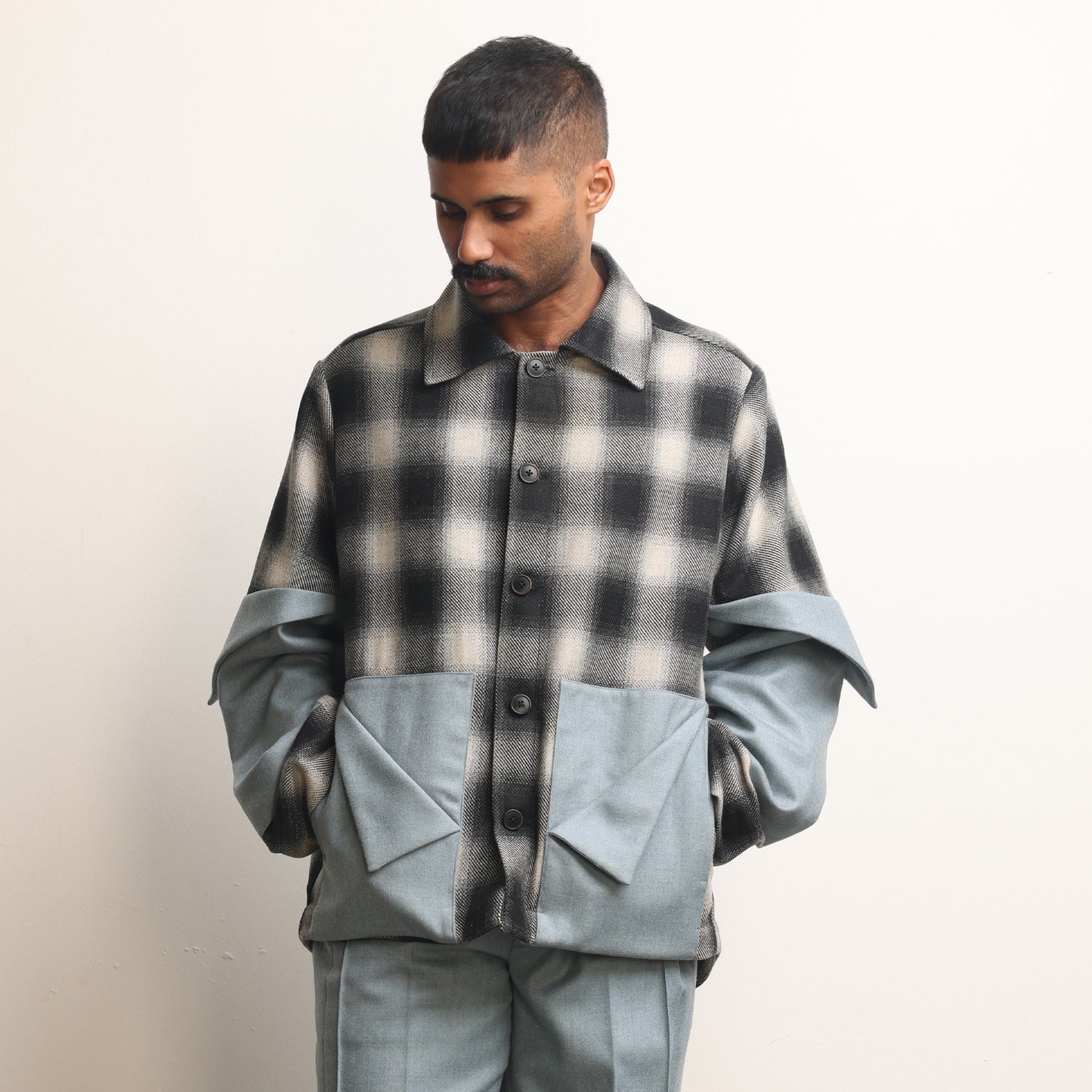 Apparatus Origami Jacket- Blue