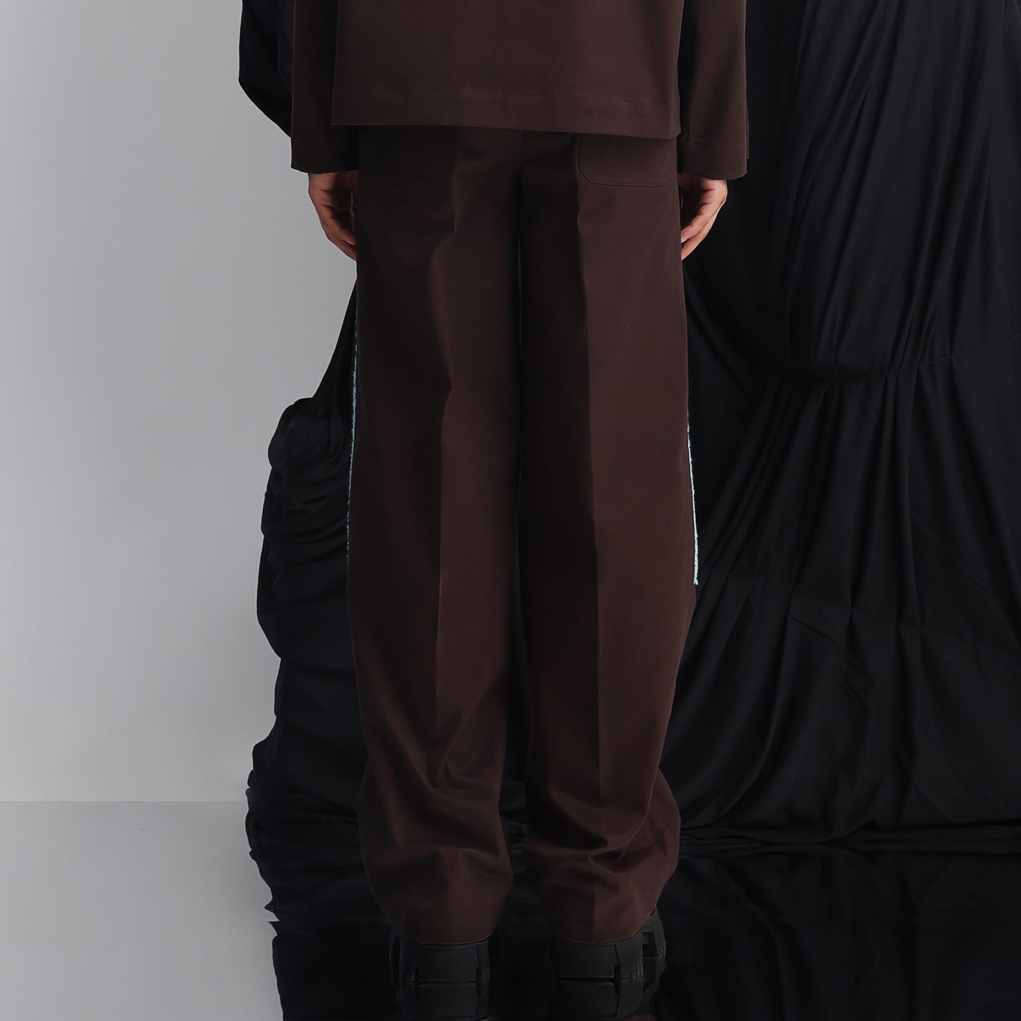 Epidermis Crochet Applique Trouser