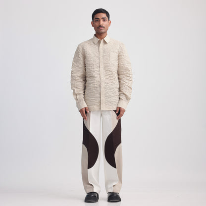 Border Panelled Trousers