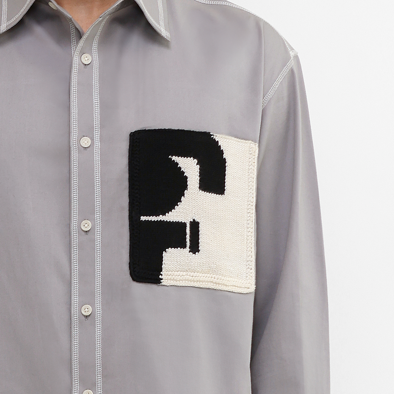 HandKnit Patch Pocket Shirt
