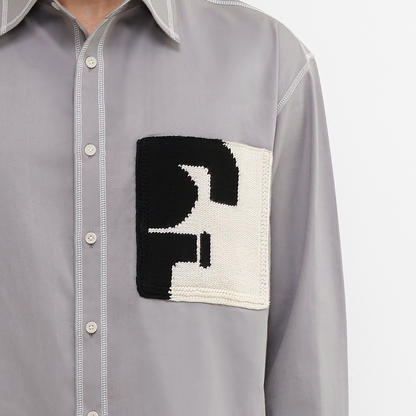 HandKnit Patch Pocket Shirt