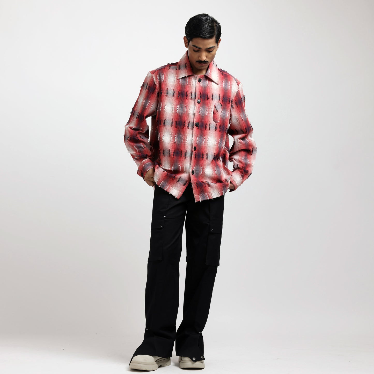 Medullary Ombre Checks Shirt