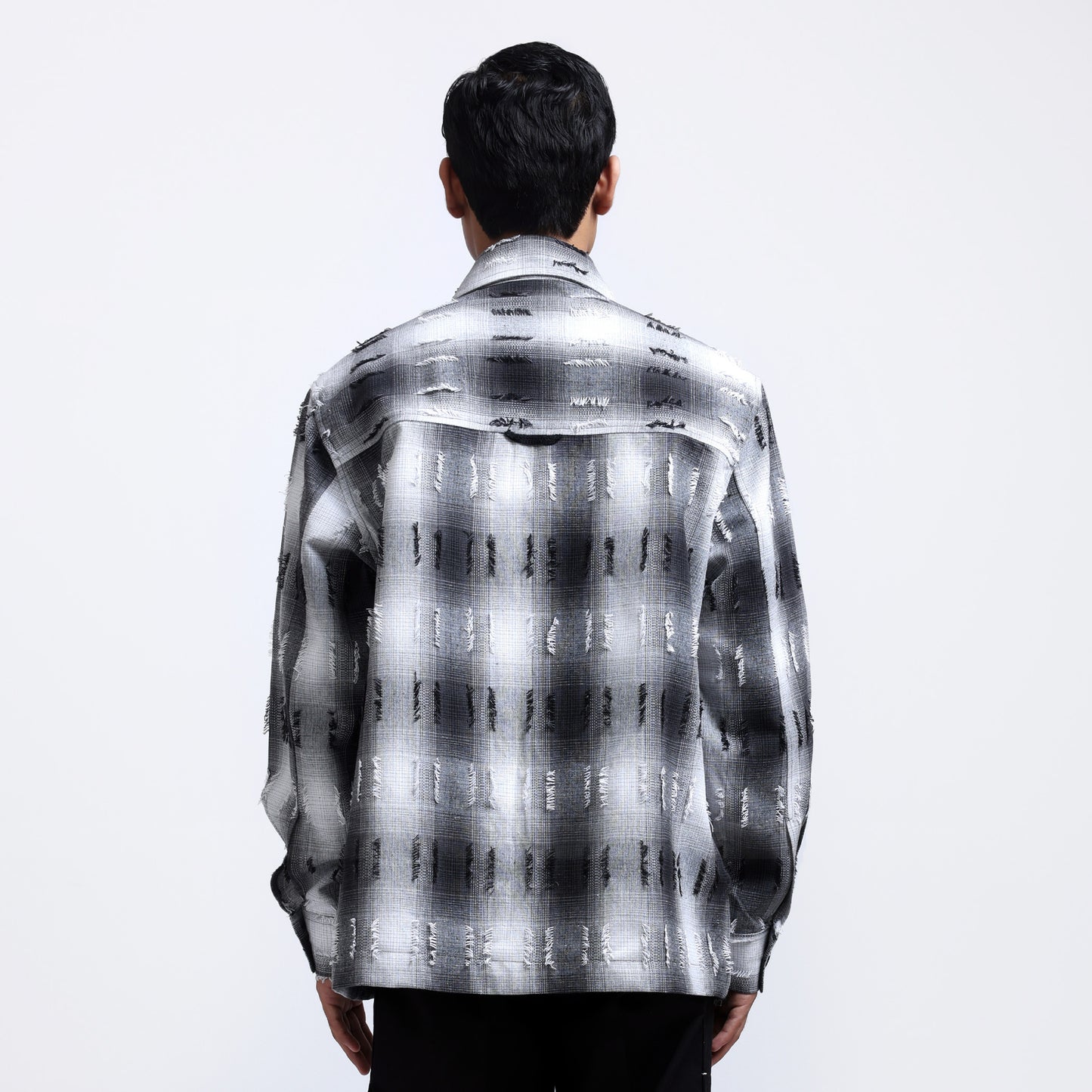 Medullary Ombre Checks Shirt