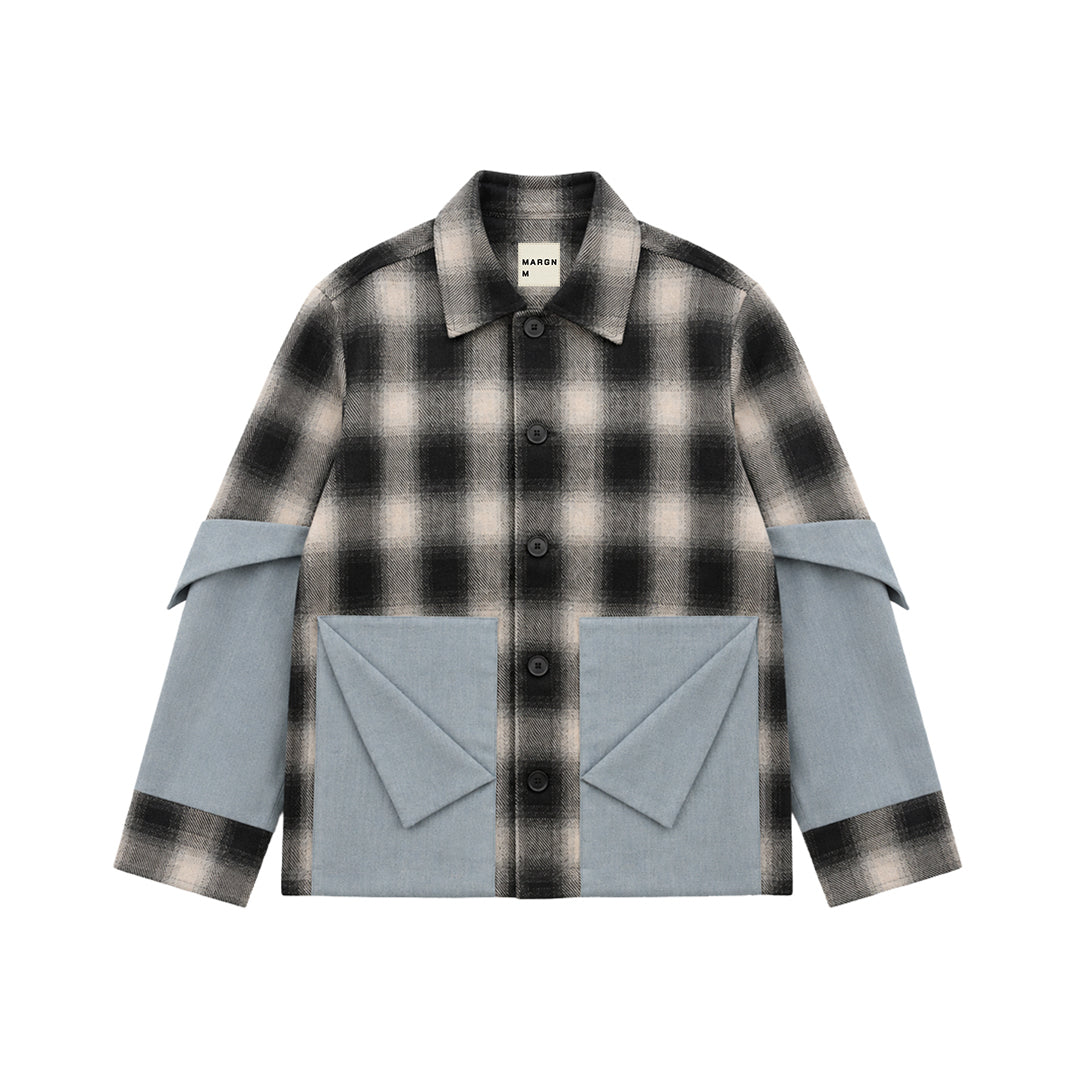 Apparatus Origami Jacket- Blue