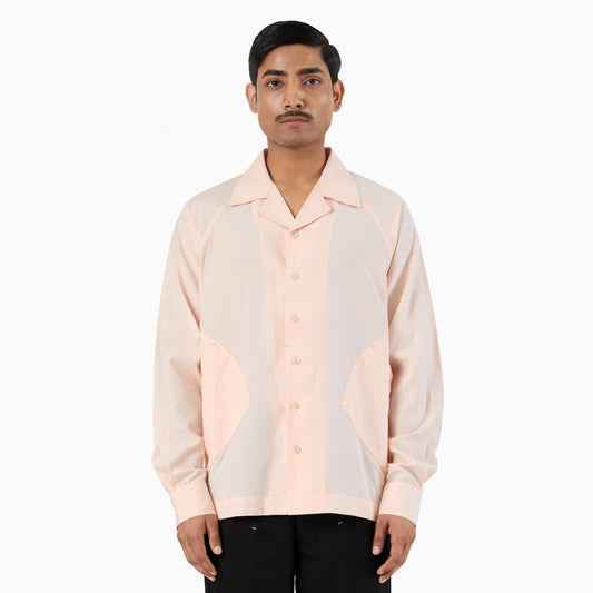 Regiment Raglan Sleeve Shirt- Salmon