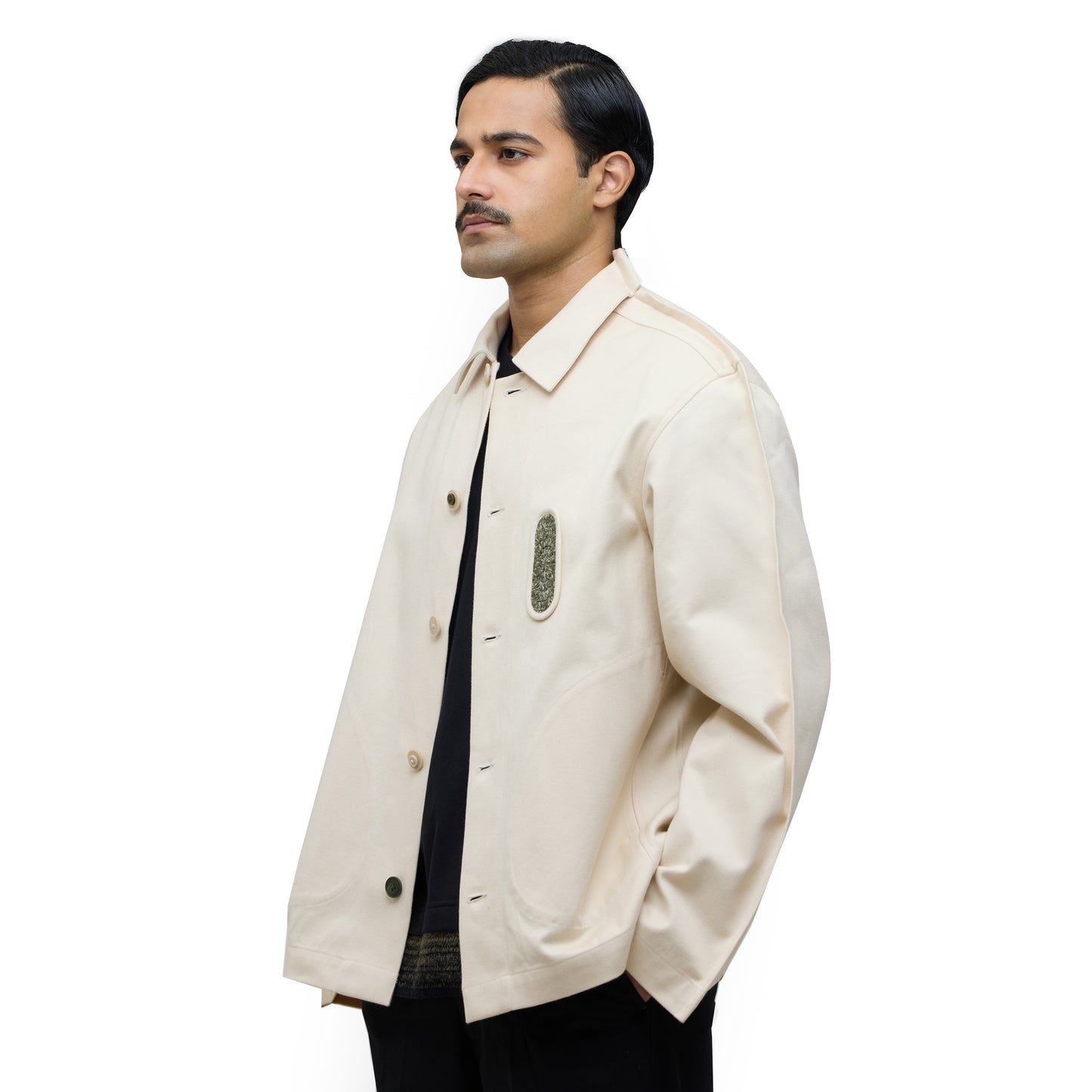 Epidermis Overshirt- Off White- 02
