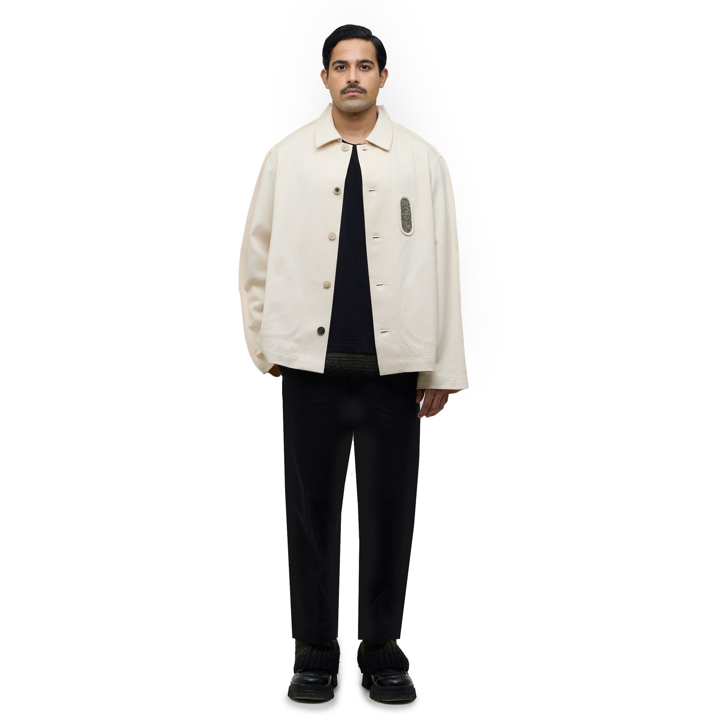 Epidermis Overshirt- Off White- 02
