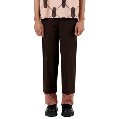 Regiment Knit Layered Pants- DB
