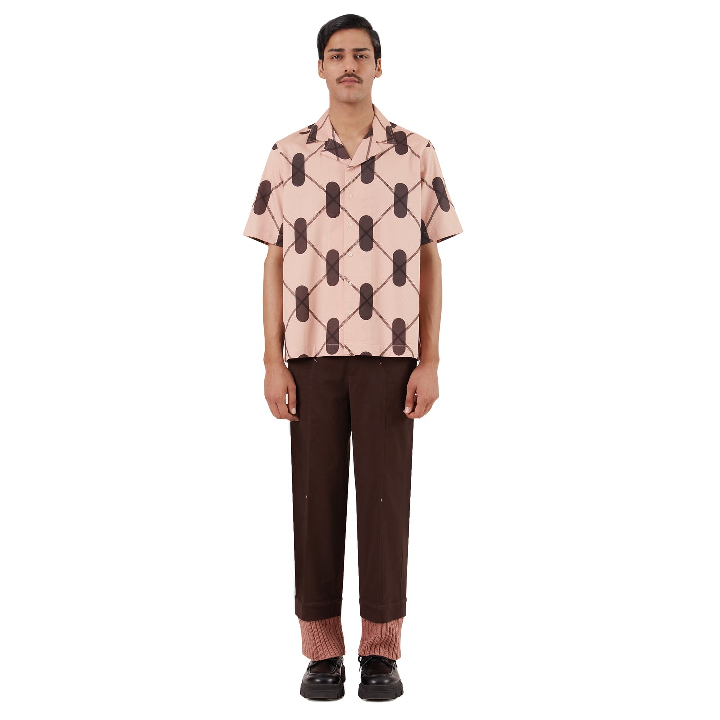 Regiment Knit Layered Pants- DB