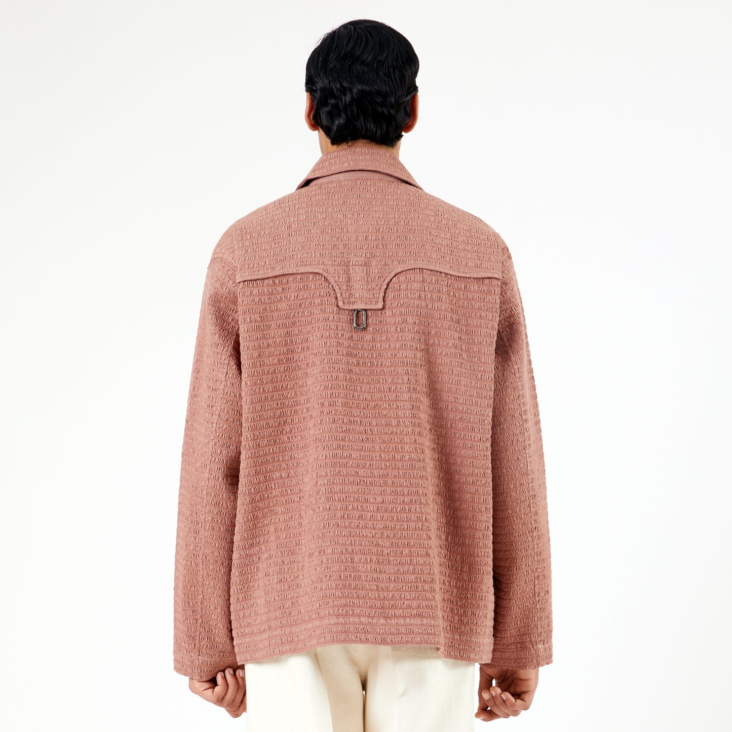 Collagen Overshirt 102- Salmon