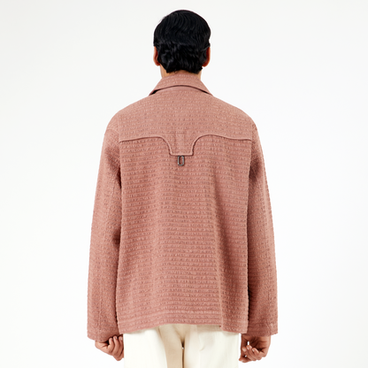 Collagen Overshirt 102- Salmon