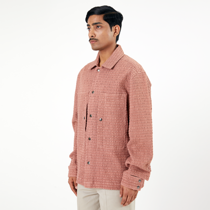 Collagen Overshirt 101- Salmon