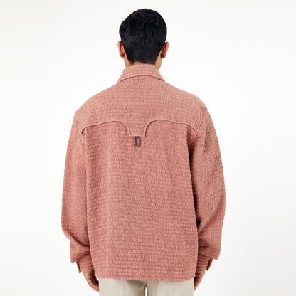 Collagen Overshirt 101- Salmon