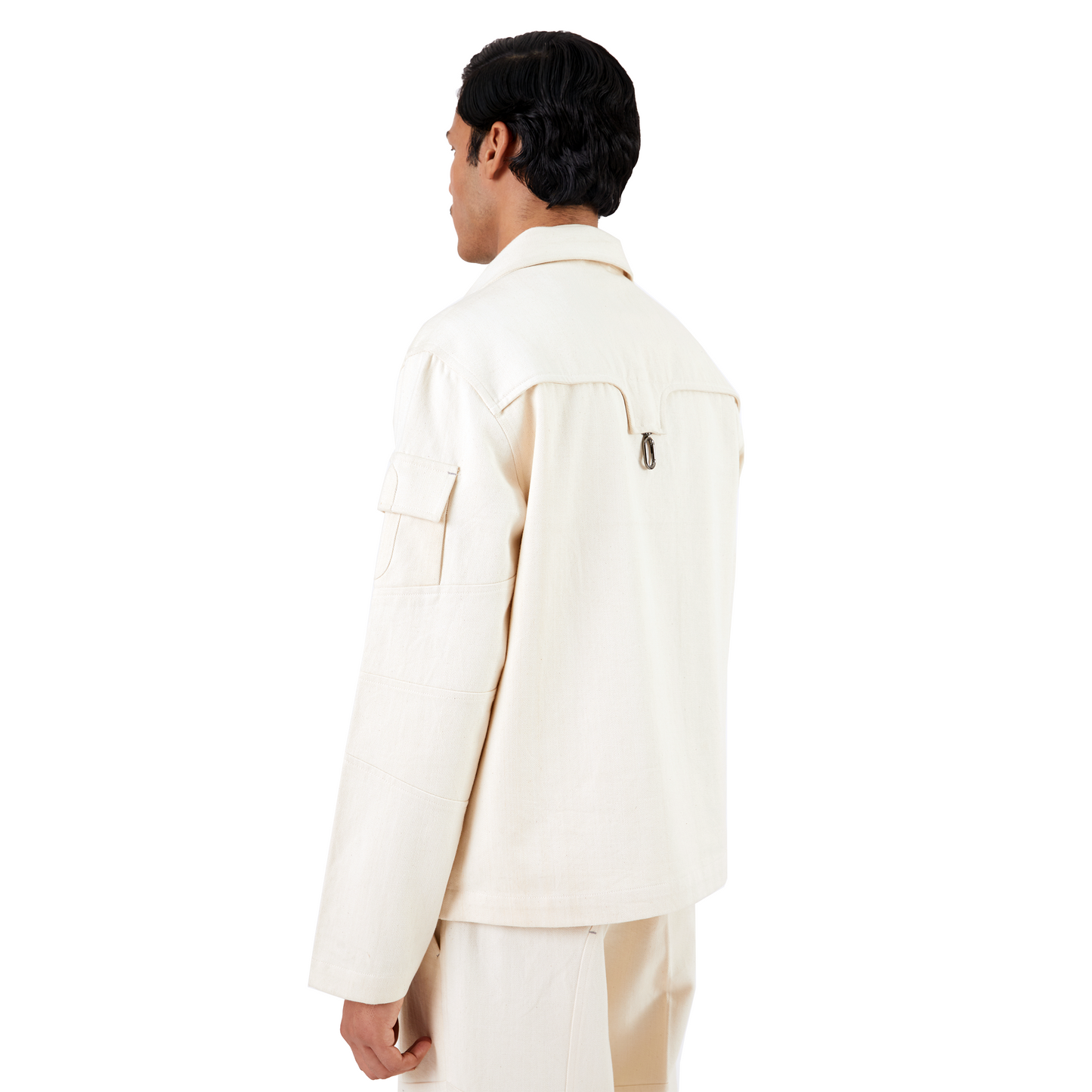 Elbow Overshirt- Off White