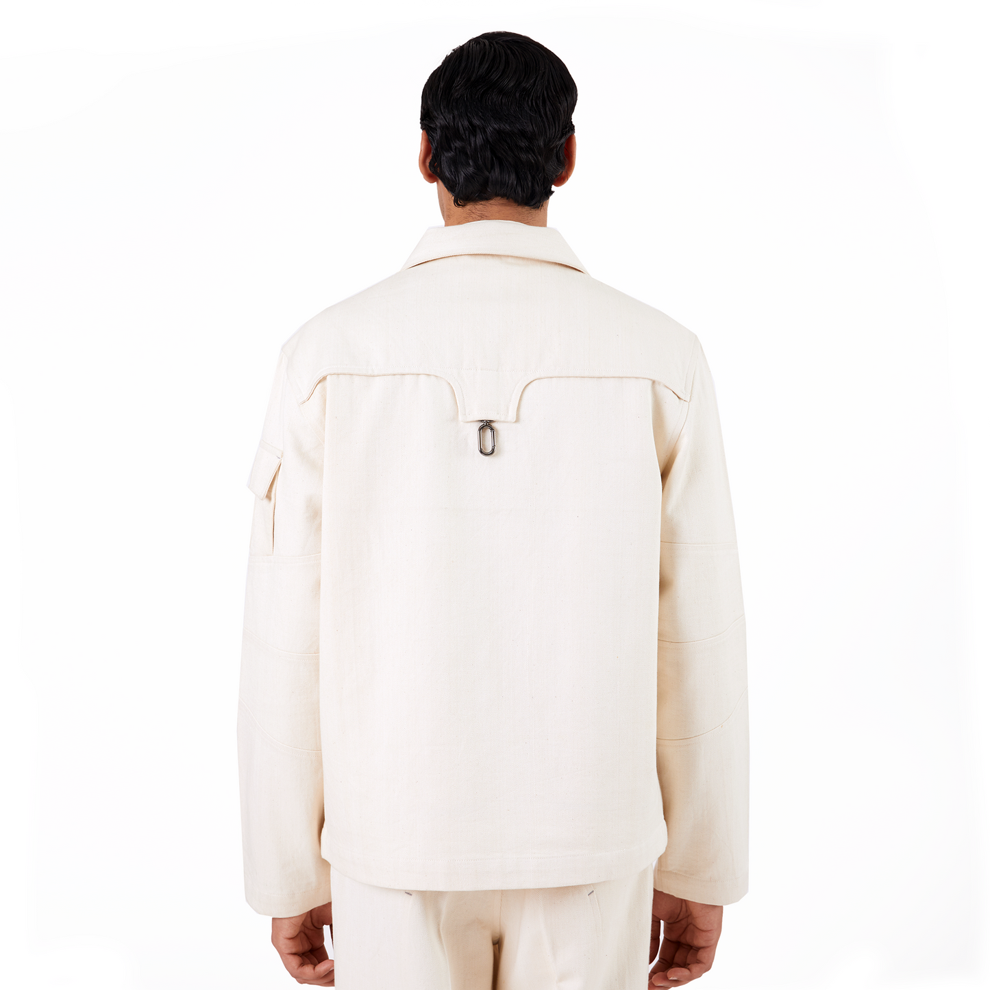 Elbow Overshirt- Off White