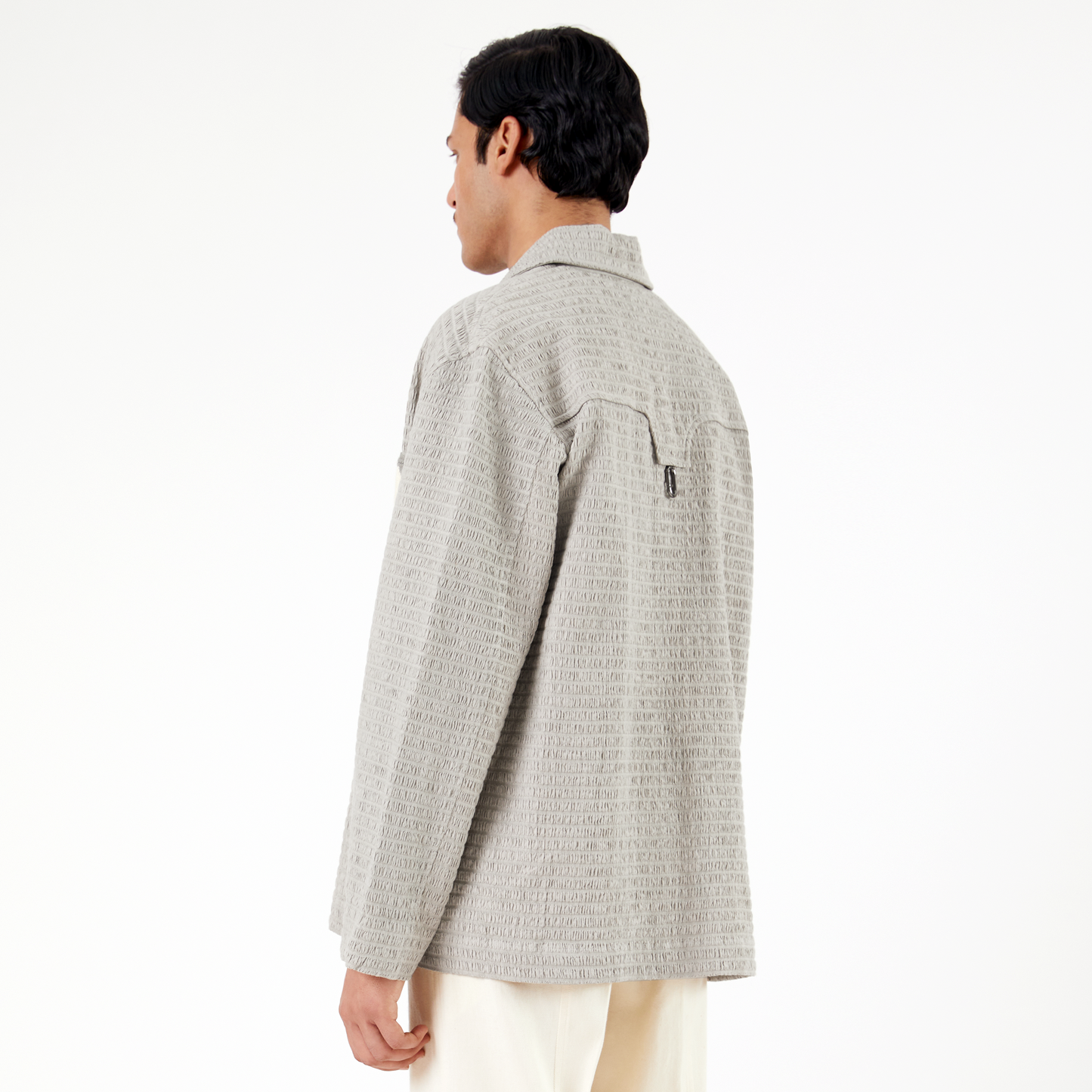 Collagen Overshirt 102- Gray