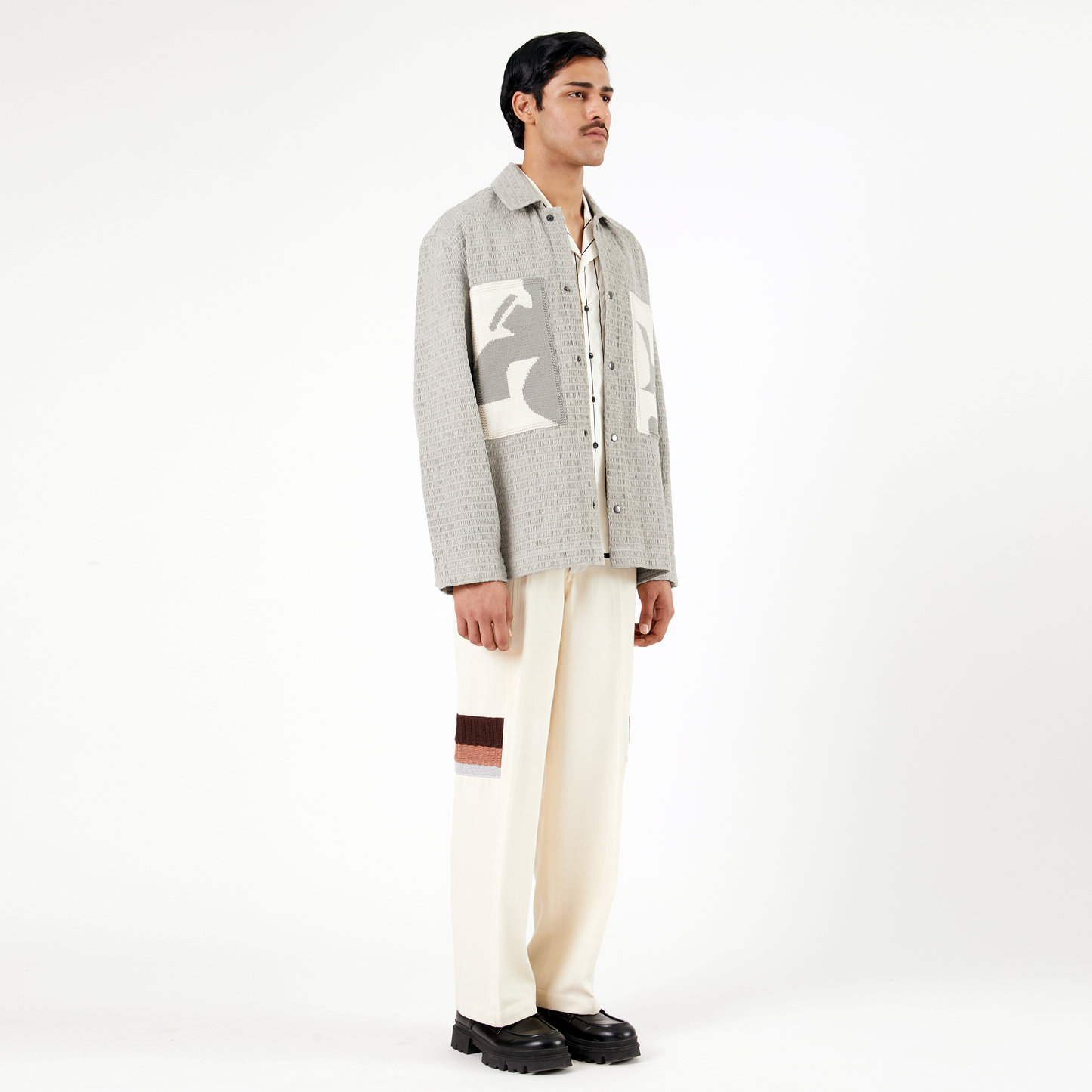 Collagen Overshirt 102- Gray