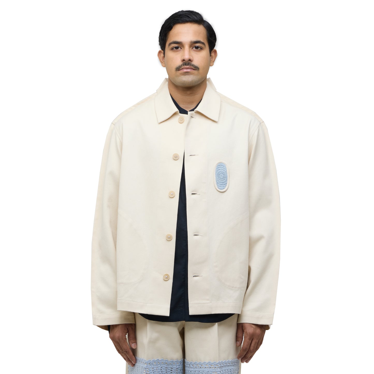 Epidermis Overshirt- Off-White